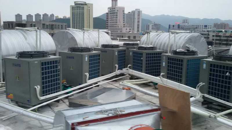 酒店40T太空能熱水工程