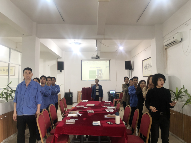 聚陽公司再次組織學習精益生產及5S管理繼續推行IOS質量體系