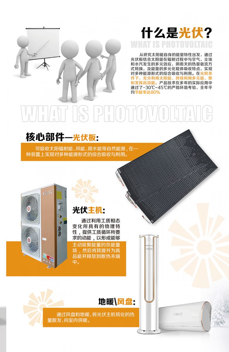 光伏熱泵采暖 光伏熱泵采暖原理 光伏熱泵系統 光伏地源熱泵